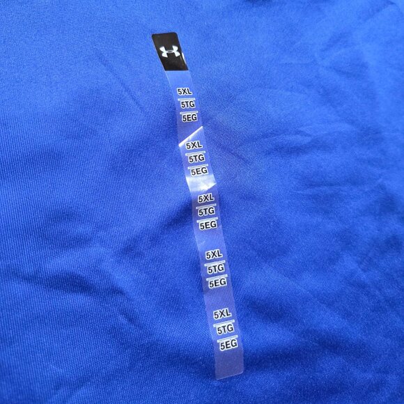 Under Armour Men's Tech Tee 5XL Blue Workout T-Shirt Lightweight Cardio Lounge - Picture 4 of 10